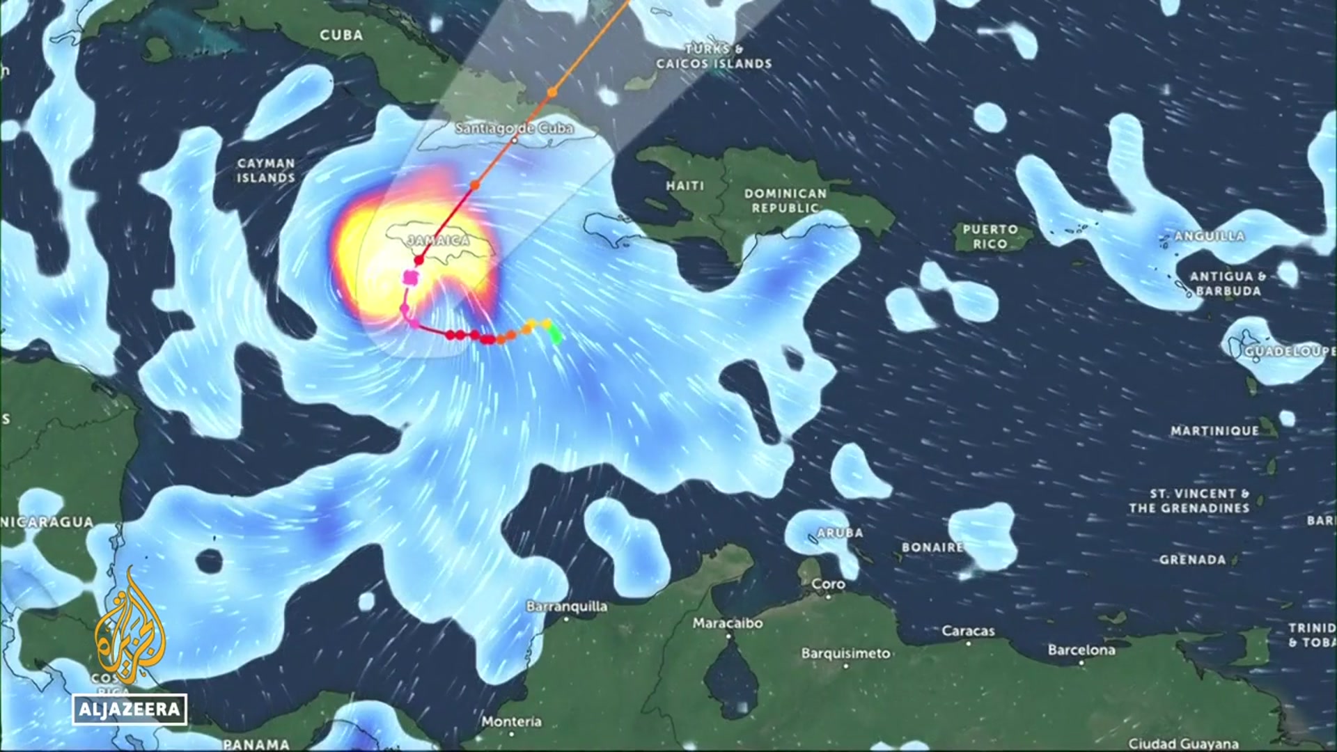 'Video thumbnail for Jamaica braces for Hurricane Melissa, island’s strongest storm on record'