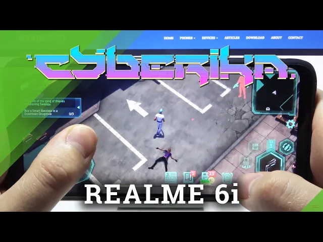 Video thumbnail for Realme 6i with Cyberika Game - Short Android Gameplay & FPS Checkup