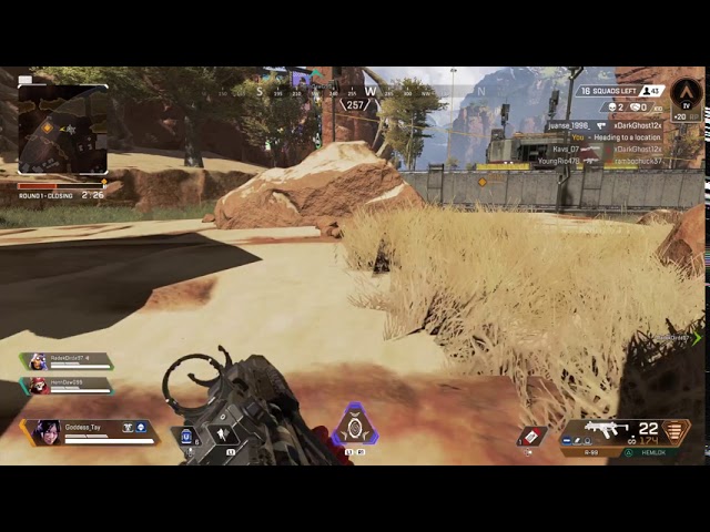 Video thumbnail for Girl plays Apex Legends