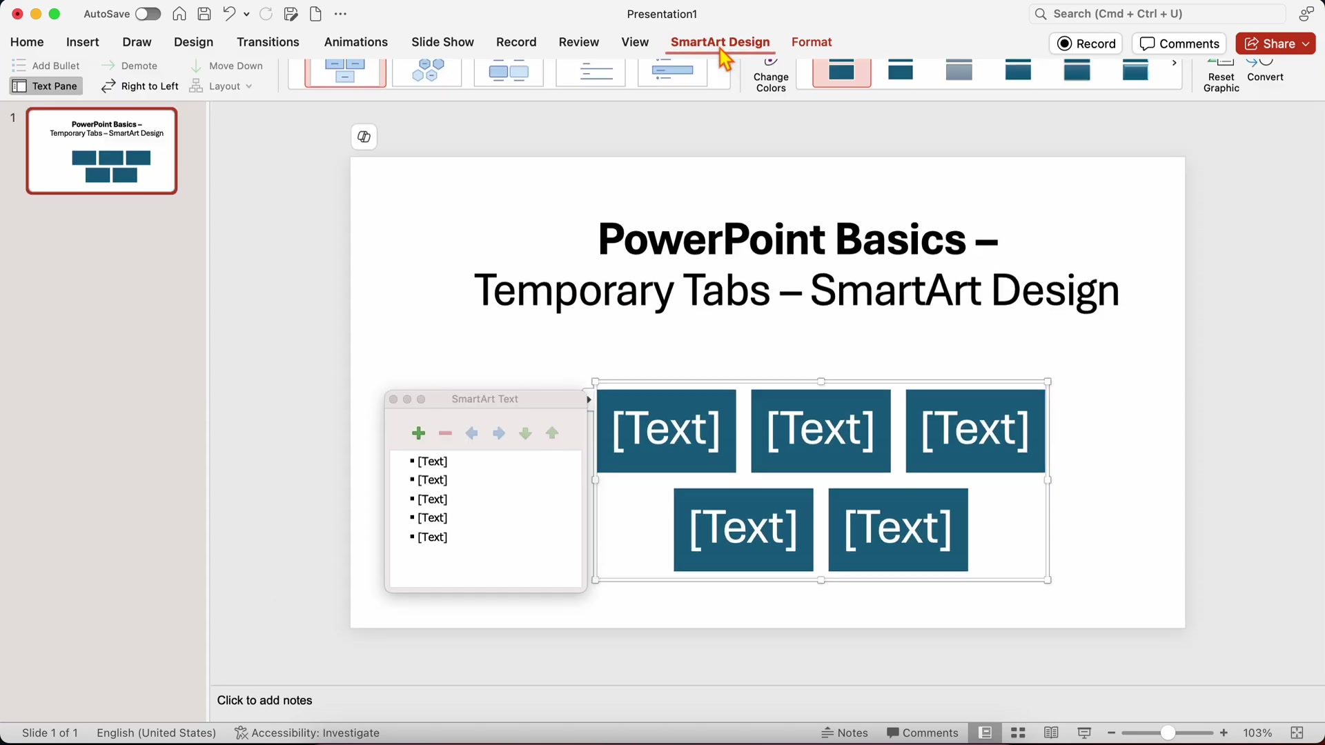 'Video thumbnail for PowerPoint - Vì sao có tab SmartArt Design khi chọn sơ đồ?'