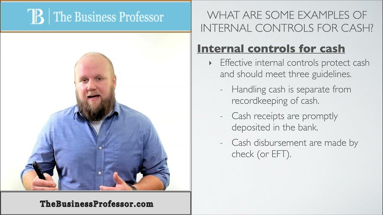 Video thumbnail for Internal Controls for Cash - Financial Accounting