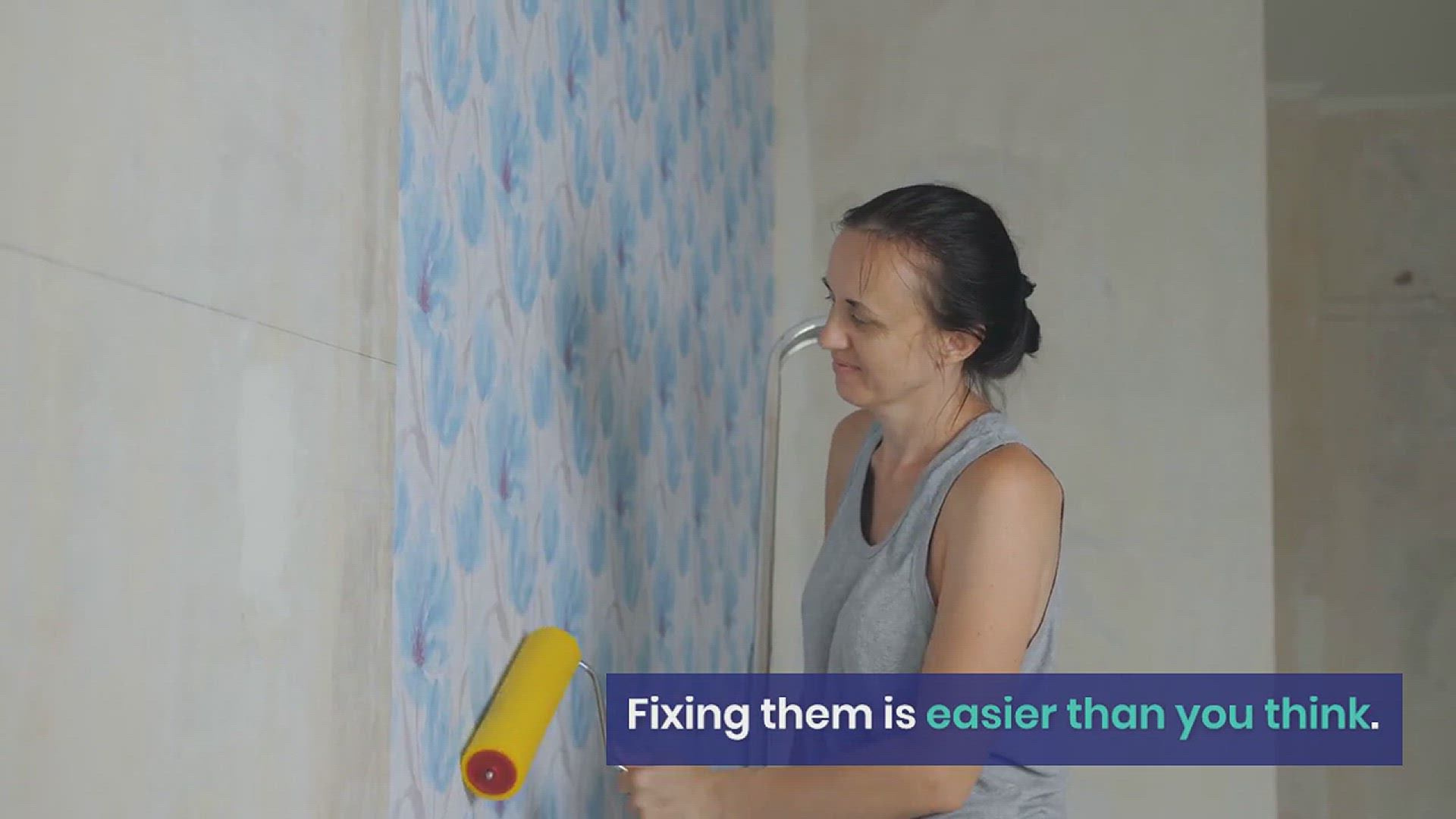 'Video thumbnail for How to Fix Wallpaper Bubbles'