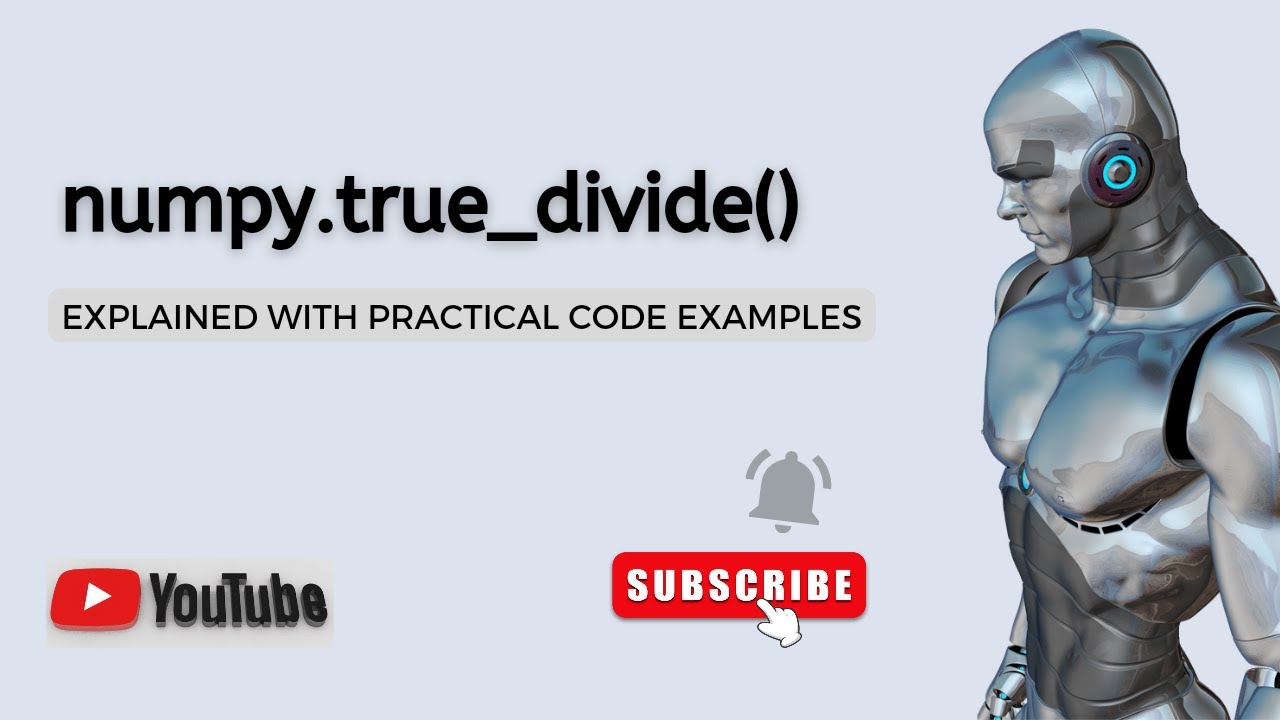 'Video thumbnail for Python Numpy True Divide Function Explained with Code Examples | Python Tutorial'