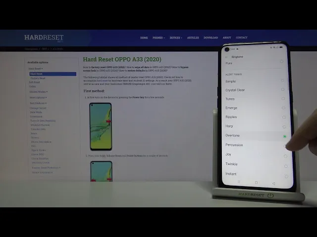Video thumbnail for Check All Default Alert Sounds in OPPO A33 2020 – Locate Alert Tones Settings