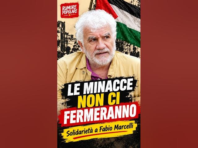 Video thumbnail for LE MINACCE NON CI FERMERANNO #FabioMarcelli #RumorePopolare