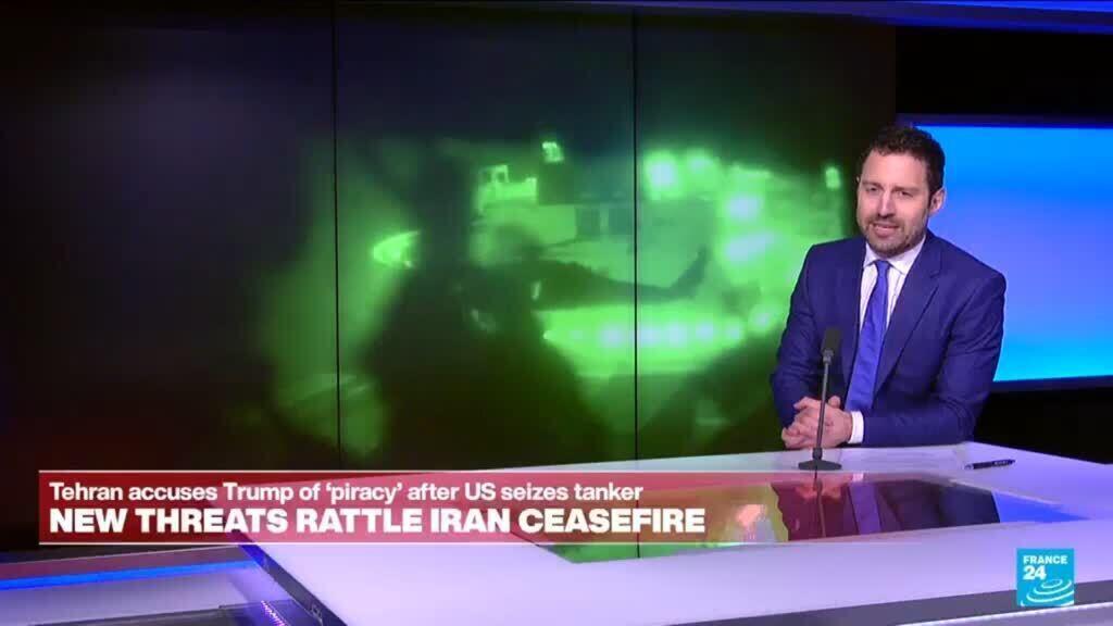 Video thumbnail for US Navy seizure of Iranian ship casts doubt on fresh ceasefire talks in Pakistan