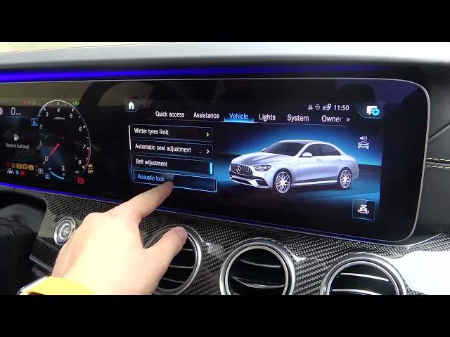 Video thumbnail for Mercedes E63S AMG   Turn On Off Acoustiv Lock