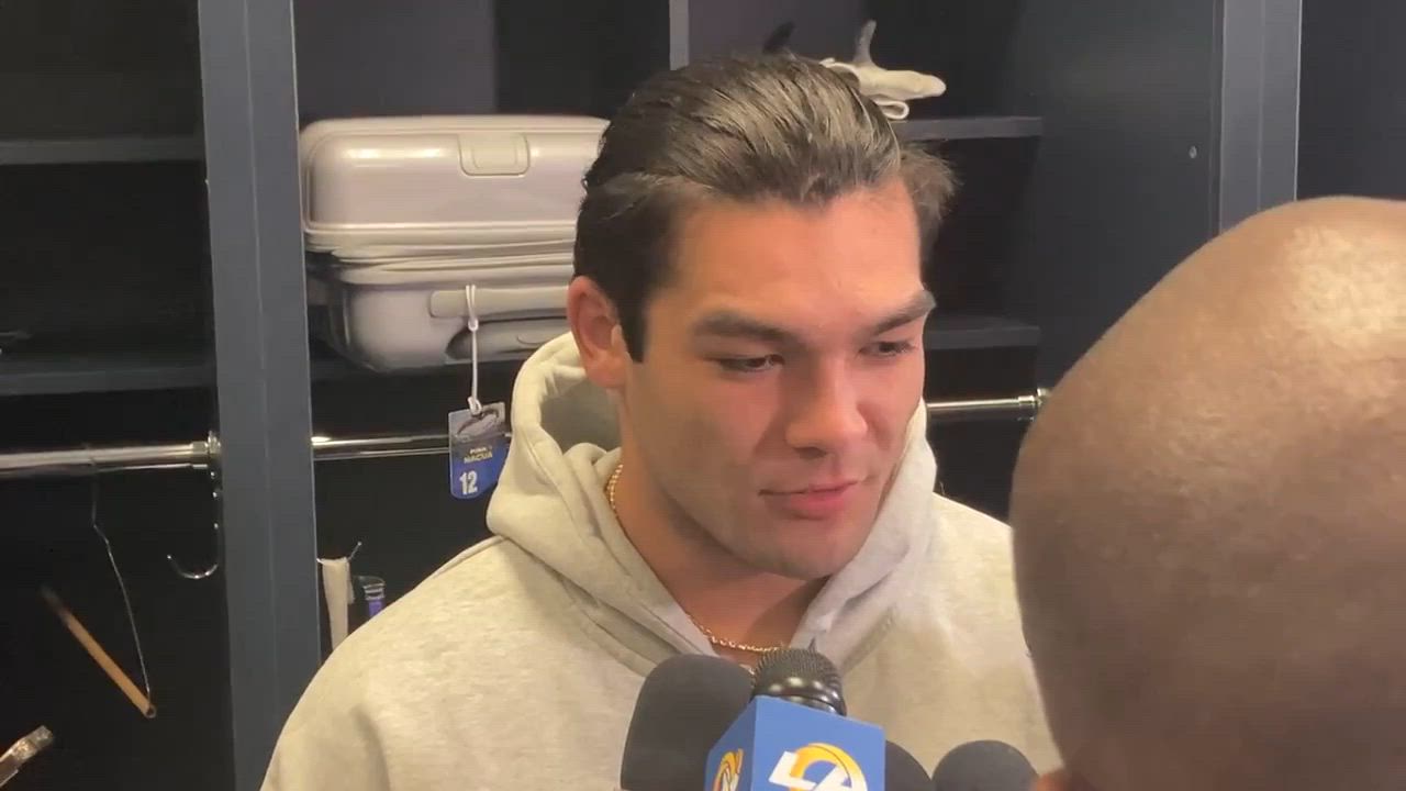 Video thumbnail for Los Angeles Rams WR Puka Nacua on the Loss in the NFC Championship Game