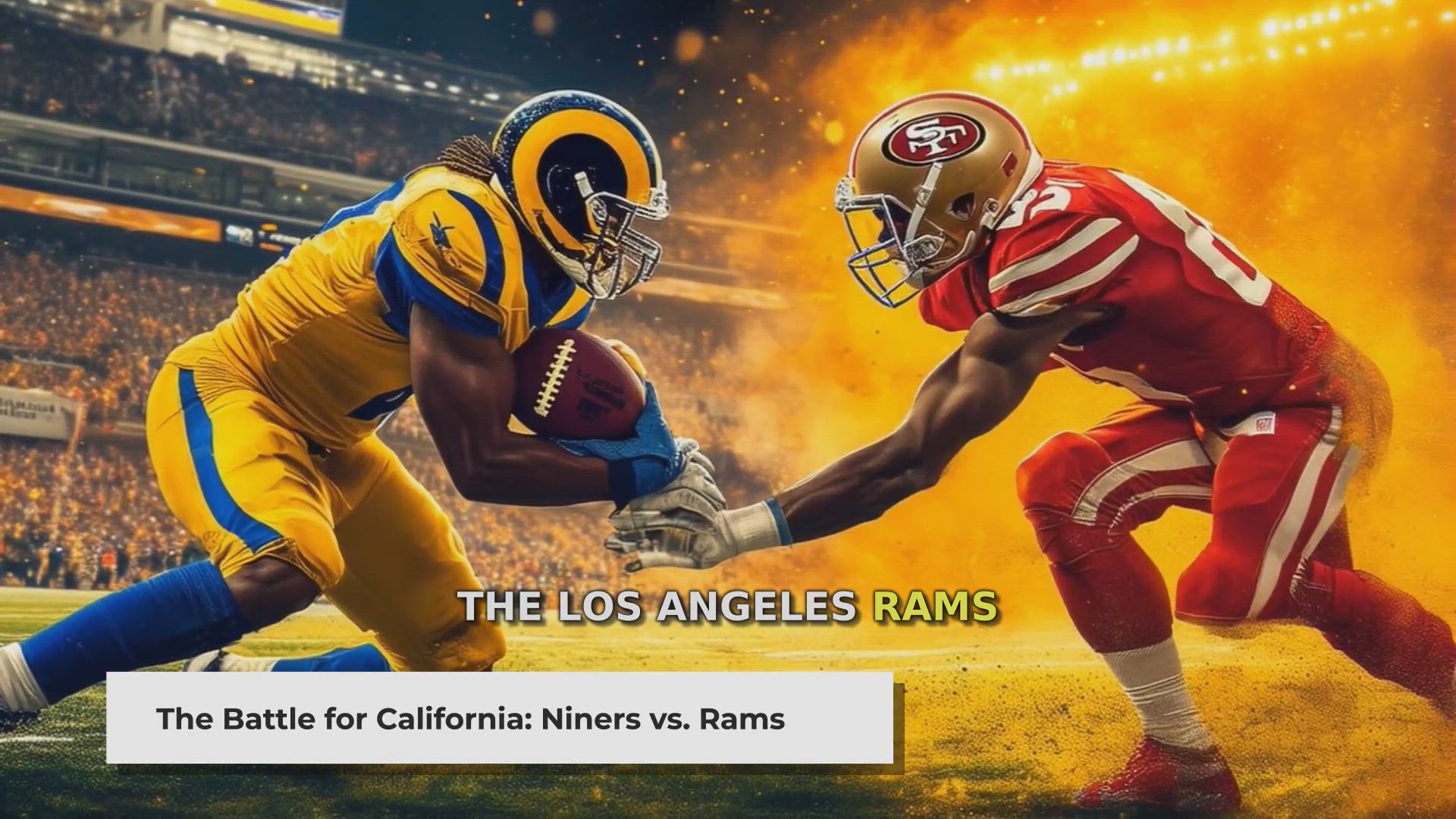 'Video thumbnail for 49ers vs Rams: The NFL's California Showdown'