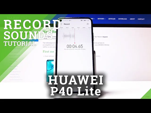 Video thumbnail for How to Use Recorder in Huawei P40 Lite - Voice Recording