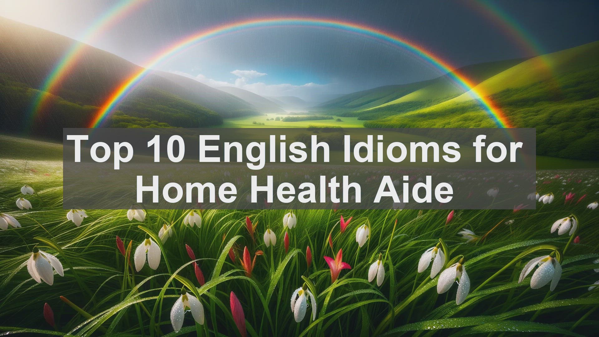 'Video thumbnail for Top 10 English Idioms for Home Health Aide'