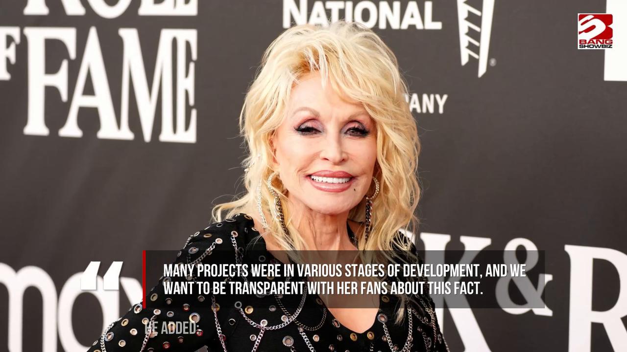 Video thumbnail for Dolly Parton fans can look forward to new projects 'for decades' after her death