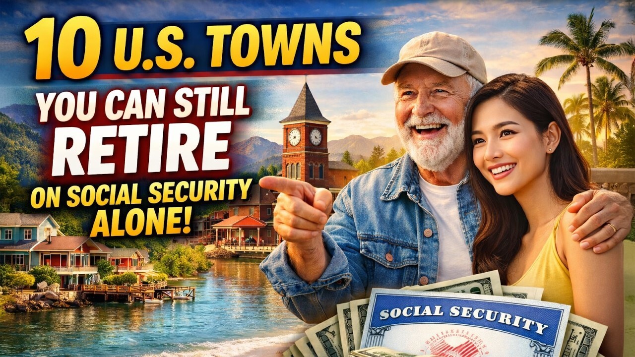 Video thumbnail for 10 Hidden U.S. Towns You Can Still Retire On Social Security Alone