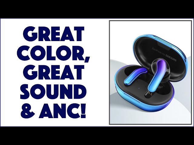 Video thumbnail for Zendure ZENPODS ANC TWS Earbuds -- REVIEW