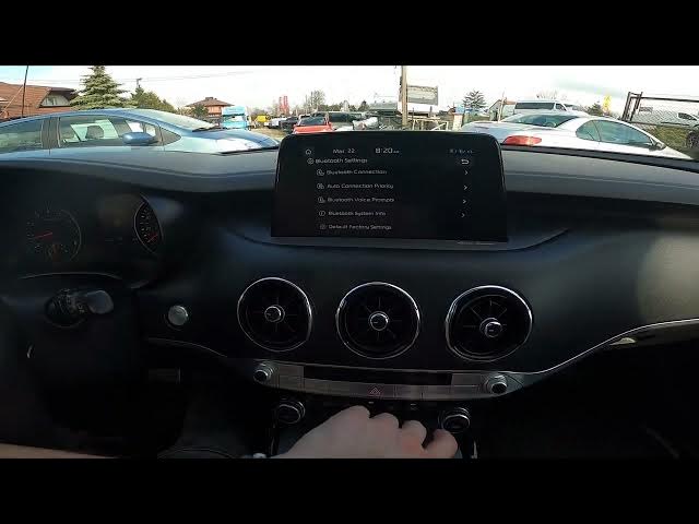 Video thumbnail for How to Forget Smartphone From Bluetooth Settings in Kia Stinger ( 2017 – now ) - Remove Phone