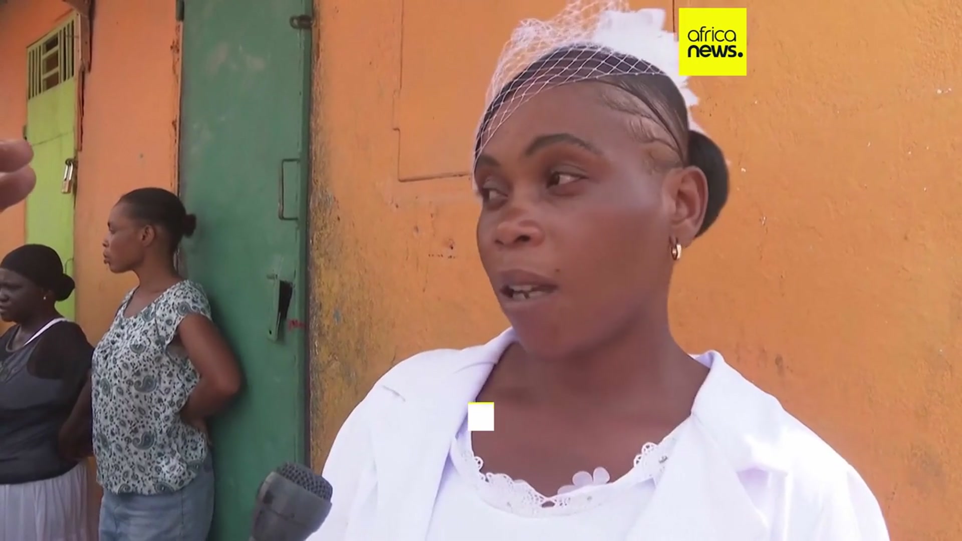 'Video thumbnail for Haiti mourns victims killed by drone attack targeting gangs in Port-au-Prince'