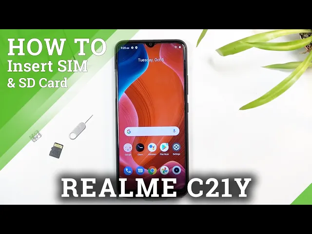 Video thumbnail for How to Insert SIM & SD Card in REALME C21Y – Set Up SIM & SD