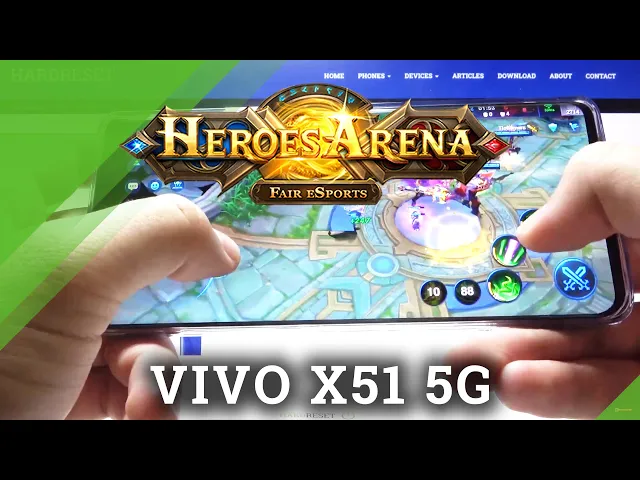 Video thumbnail for Heroes Arena on VIVO X51 5G - Gameplay