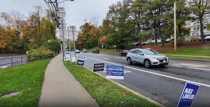Video thumbnail for Mount Kisco man accused of stealing around 20 campaign signs