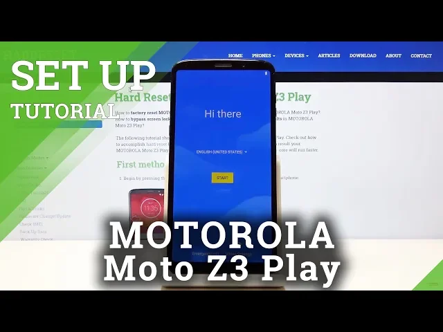 Video thumbnail for How to Set Up MOTOROLA Moto Z3 Play – Configuration Process