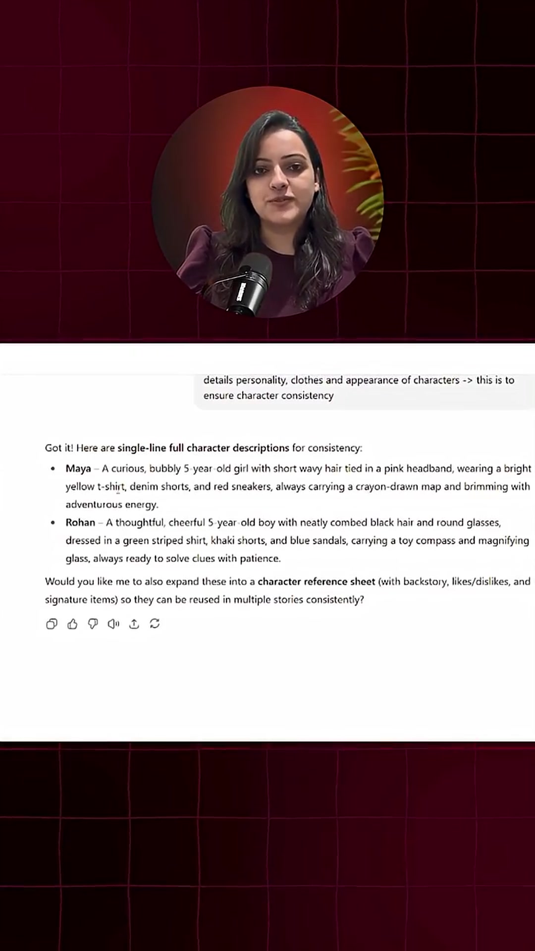 Video thumbnail for ✨ Create CONSISTENT CHARACTERS 🎭 for FREE 💯 for AI Videos 🤖  viralshorts  🚀  ai(720P HD)