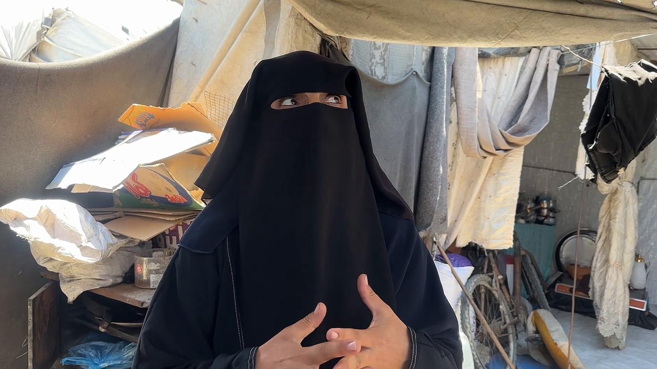 Video thumbnail for On World Refugee Day, displaced Gazans describe life in tents amid Israeli ceasefire violations.