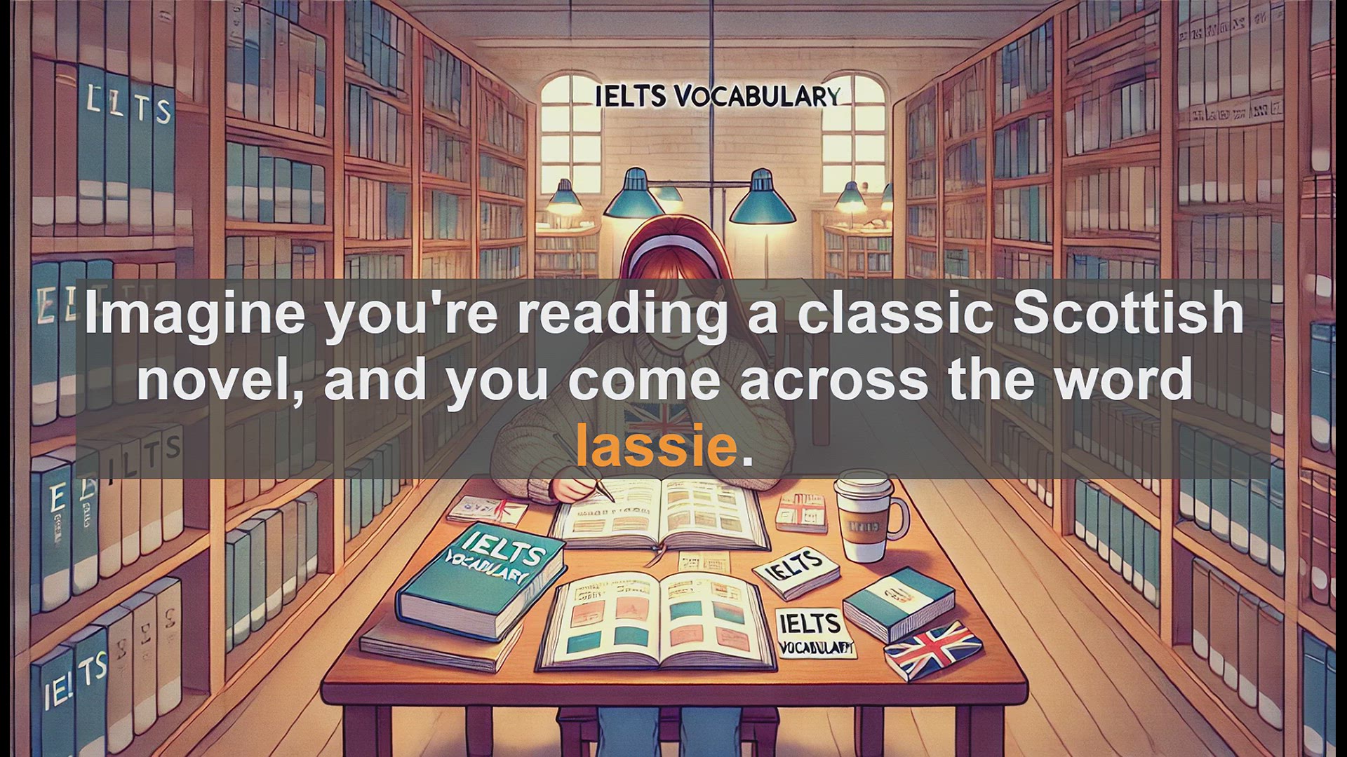 'Video thumbnail for 5000 Must Know IELTS 8.0 Vocabulary - What Does 'Lassie' Mean? Scottish Term Explained'