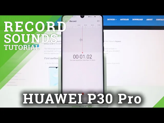 Video thumbnail for Voice Recorder App Managing – HUAWEI P30 Pro and Sound Recordings