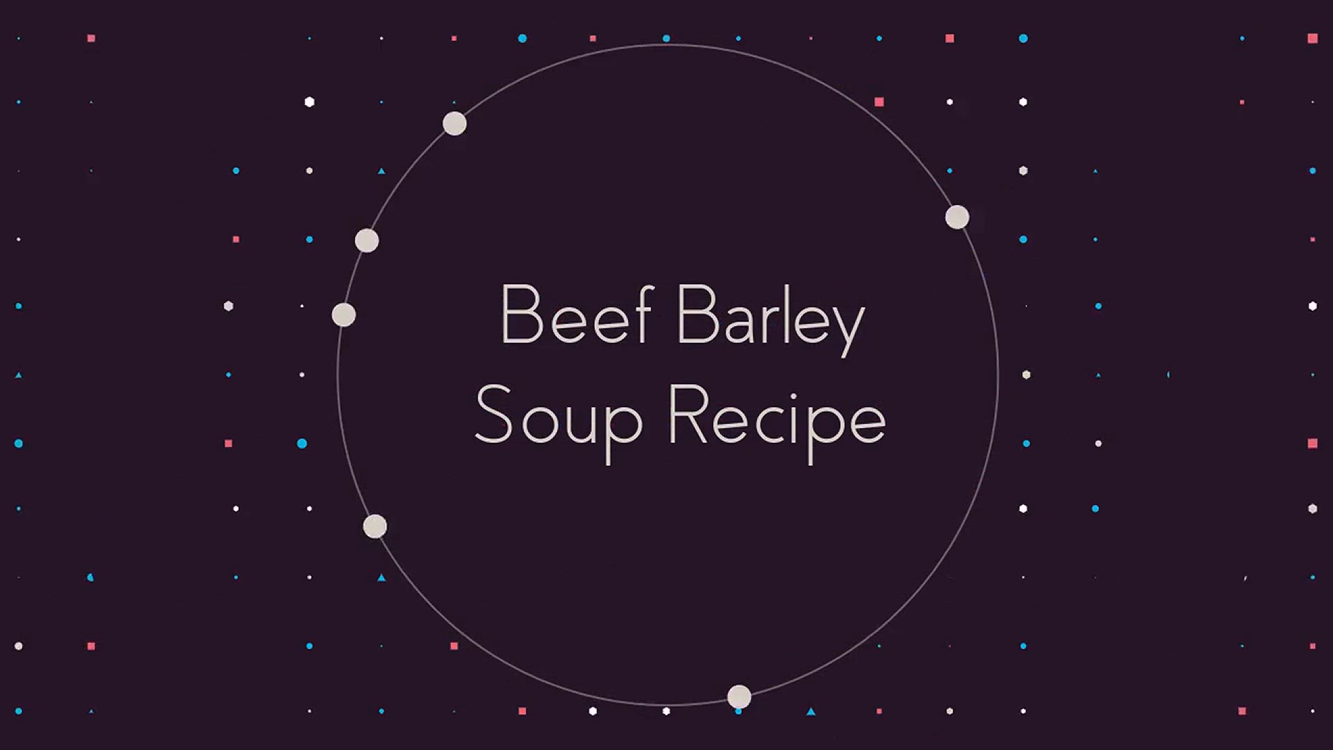 Video thumbnail for Beef barley soup recipe