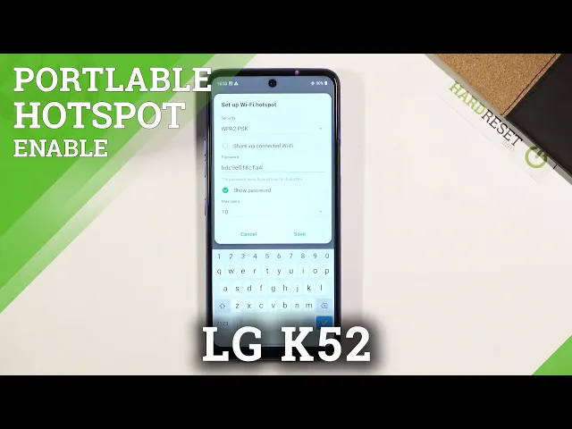 Video thumbnail for How to Activate Portable Hotspot in LG K52 – Network Access Point