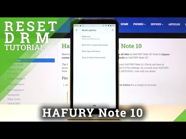 Video thumbnail for How to Reset DRM on HAFURY Note 10 – Reset Digital Rights Management
