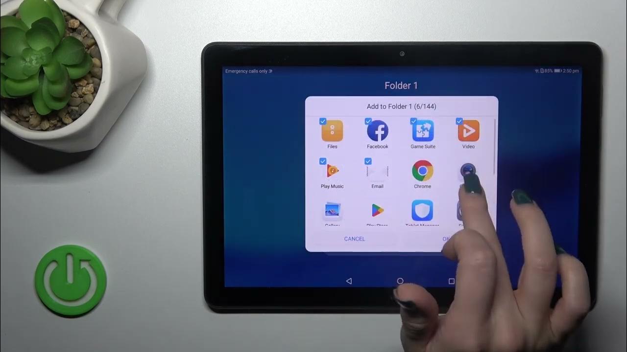 Video thumbnail for How to Create Home Screen Folders On HUAWEI MEDIAPAD T5
