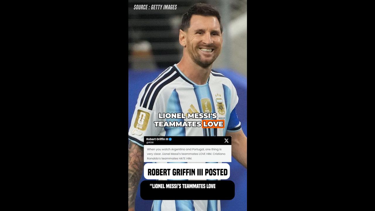 Video thumbnail for RGIII Sparks Cristiano Ronaldo Debate With Explosive Portugal vs Messi Take