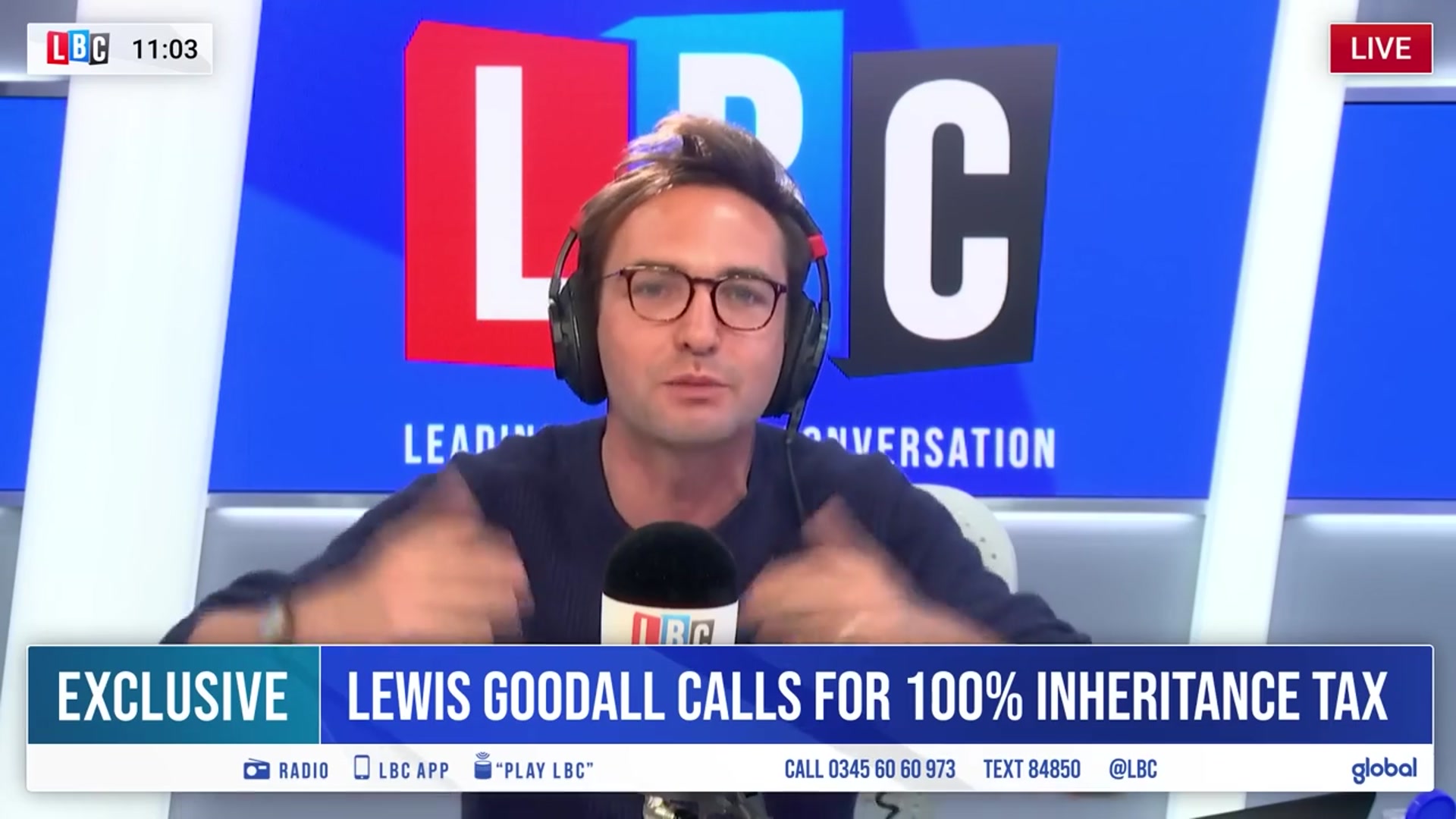 'Video thumbnail for Lewis Goodall vs Iain Dale: Twitter in meltdown over inheritance tax idea'