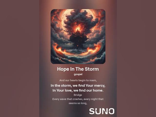 'Video thumbnail for Hope In The Storm V1'