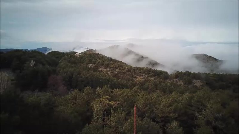 Video thumbnail for Clouds Rolling over the Forested Peaks of Troodos Cyprus