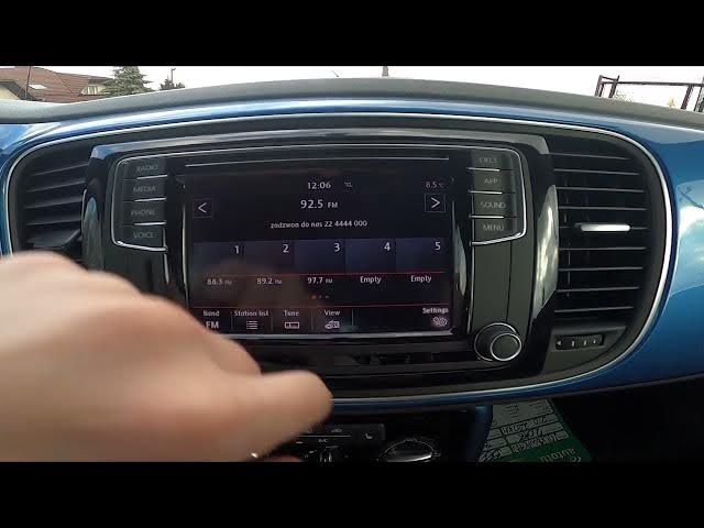 Video thumbnail for How to Delete a Preset in Radio in Volkswagen Beetle ( 2011 – 2017 ) - Clear Preset List