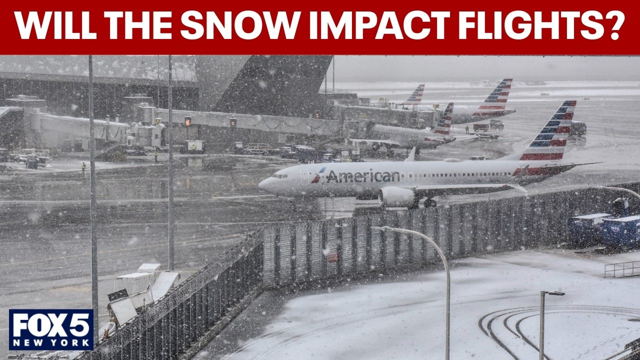 Video thumbnail for Will the snow affect flight plans this weekend?