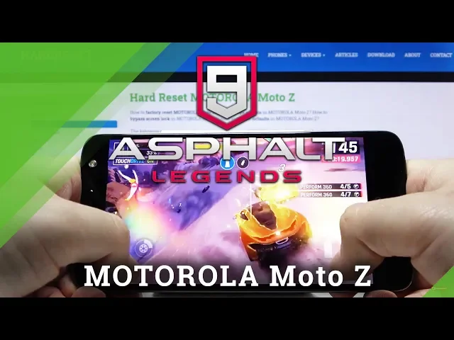 Video thumbnail for Asphalt 9 on MOTOROLA Moto Z - Gameplay