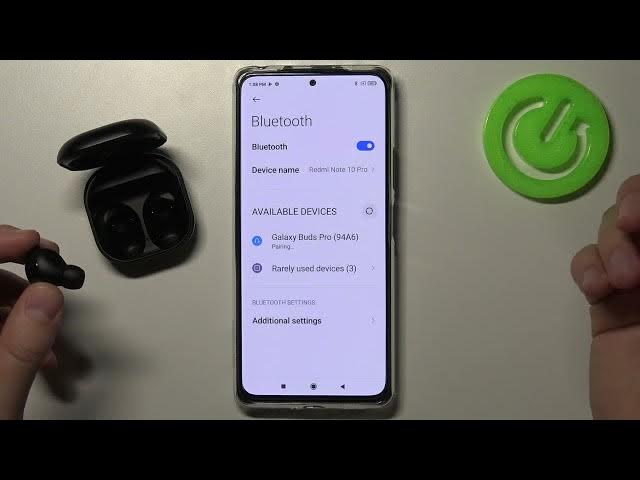 Video thumbnail for How to Pair Samsung Galaxy Buds Pro with Xiaomi Redmi Note 10 Pro - Pair with Headphones Wireless