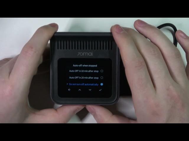 Video thumbnail for 70Mai Dash Cam A400 - How To Change Auto Power Off Time & Disable It
