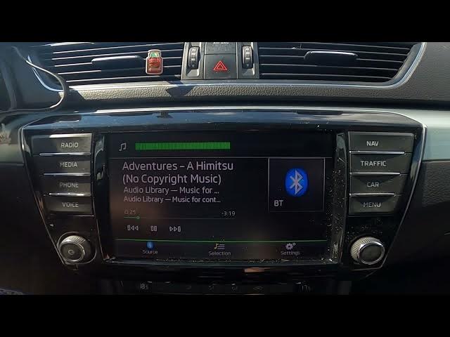 Video thumbnail for How to Play Music from Smartphone via Bluetooth in Skoda Superb III ( 2015 – Now )