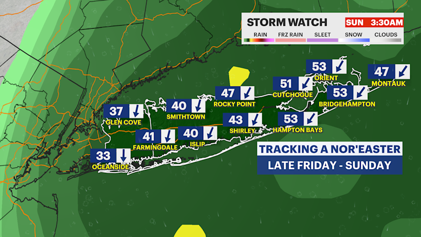 Video thumbnail for STORM WATCH: Nor'easter to bring coastal flooding, strong winds and heavy rain
