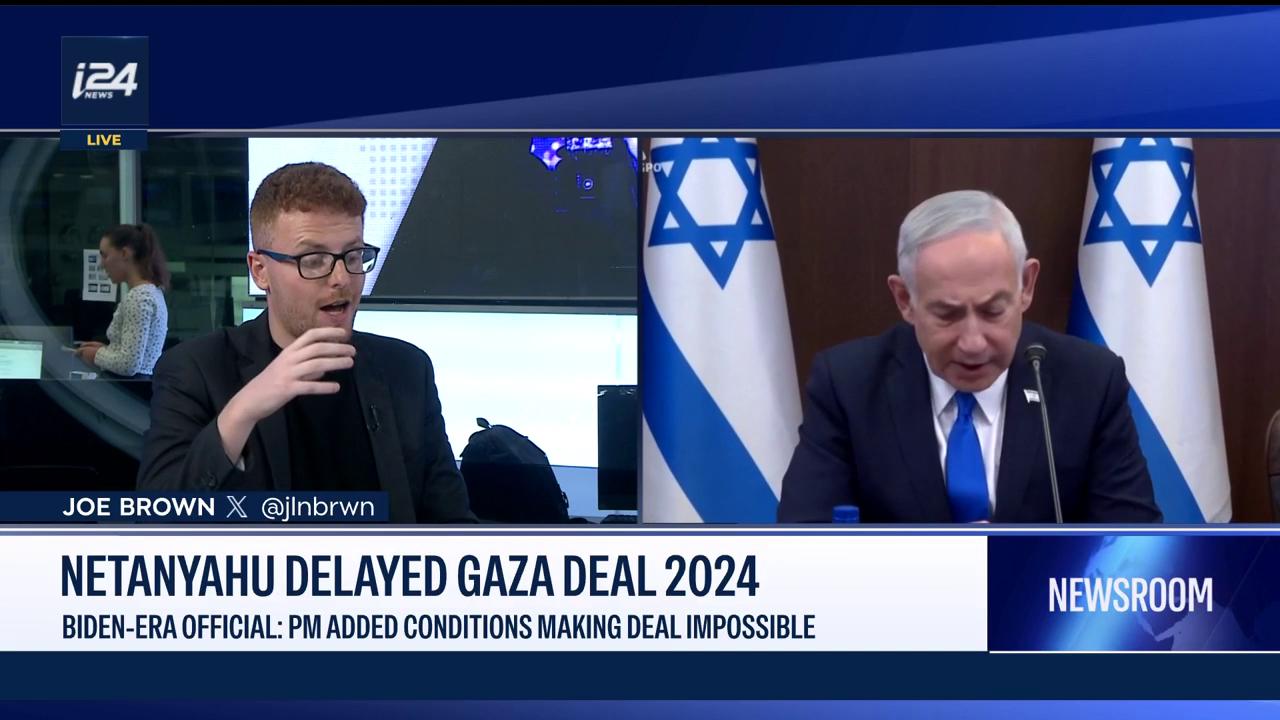Video thumbnail for Report: Netanyahu delayed 2024 Gaza deal, adding conditions that made hostage release impossible