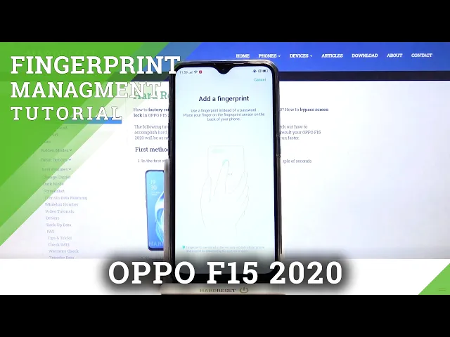 Video thumbnail for How to Add Fingerprint to OPPO F15 2020 – Set Up Screen Lock Method