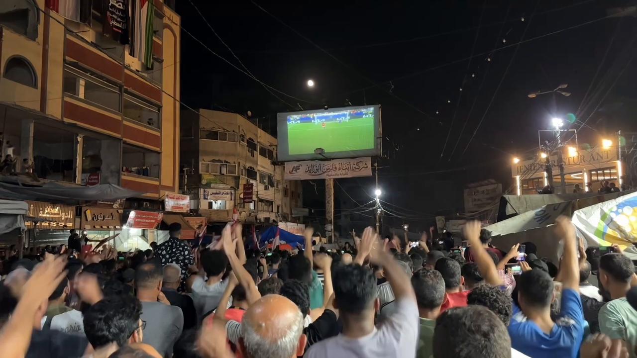 Video thumbnail for Deir al-Balah erupts in celebration after Egypt reaches World Cup Round of 16 (2).