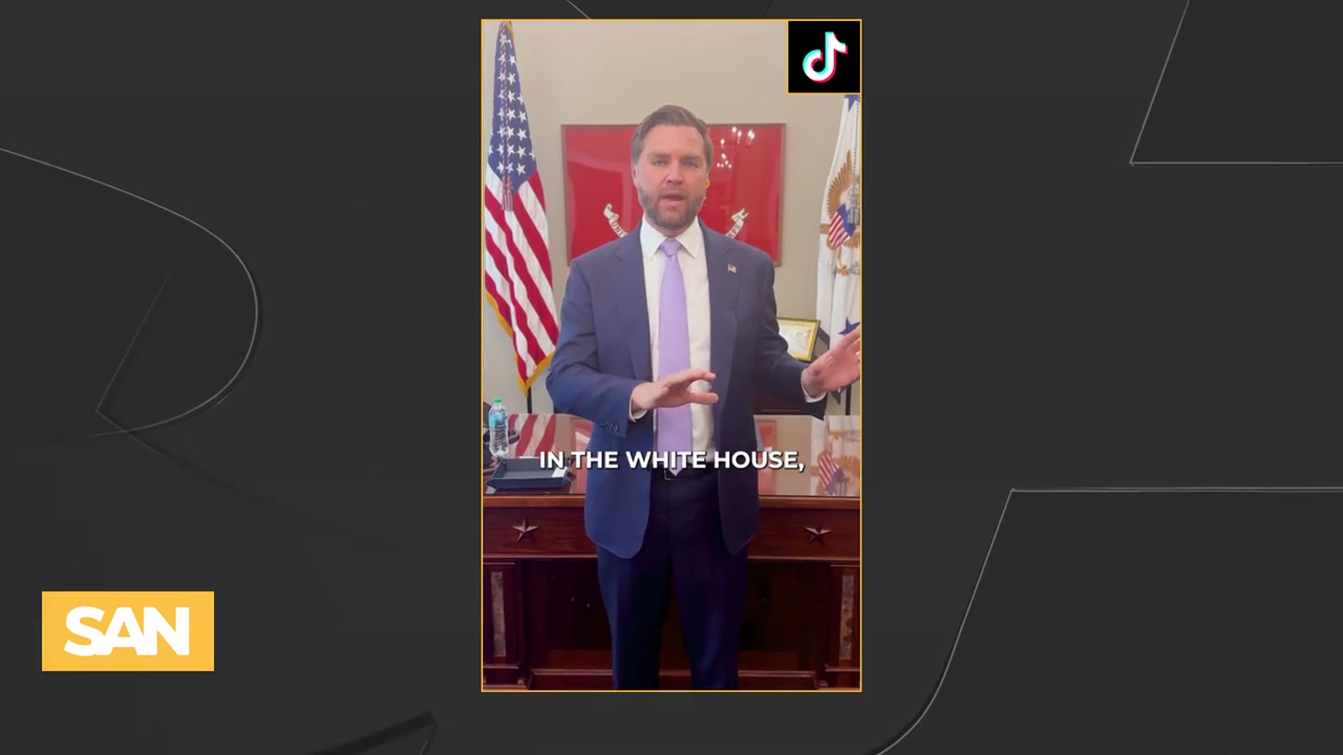 'Video thumbnail for Trump, Vance return to TikTok after nearly yearlong hiatus'