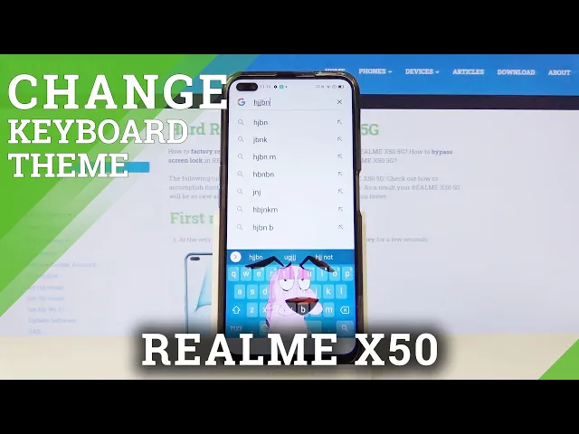 Video thumbnail for How to Set Up Colorful Keyboard in Realme X50 5G – Change Keyboard Theme