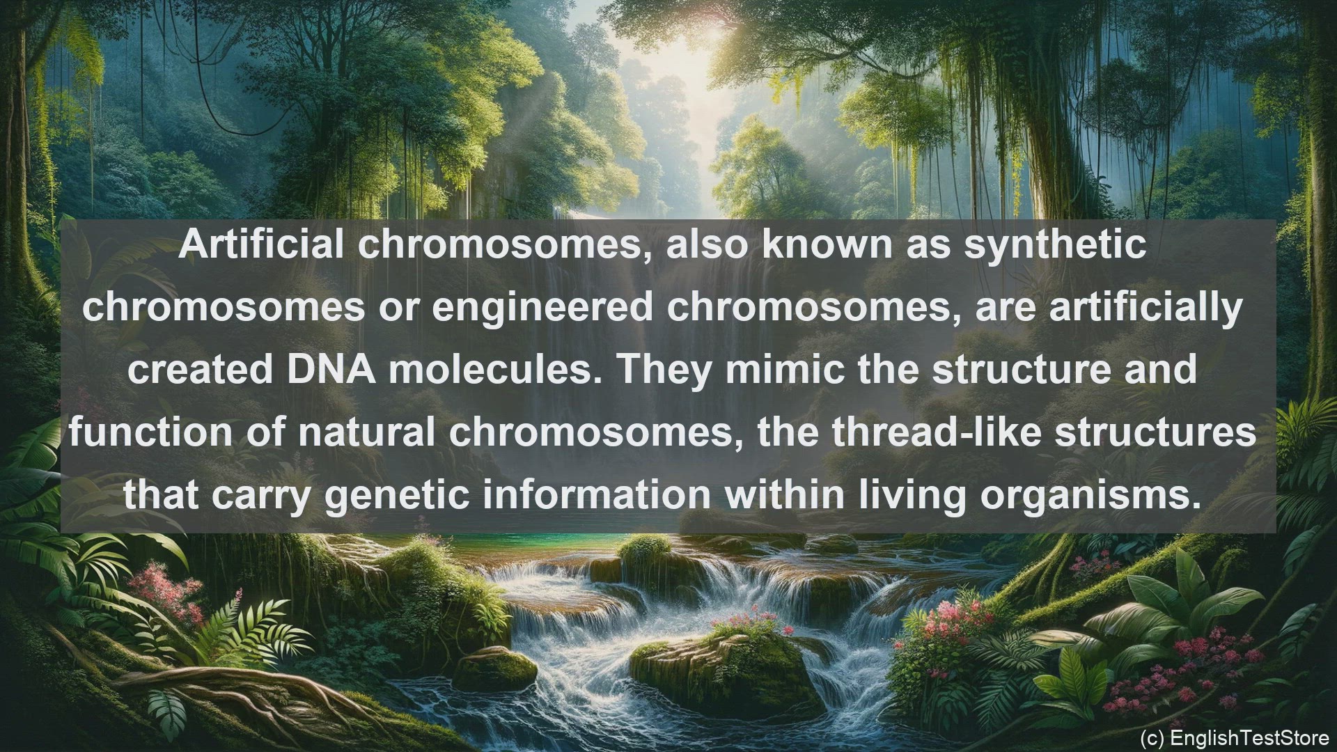 'Video thumbnail for Artificial chromosome in science  definition and examples'