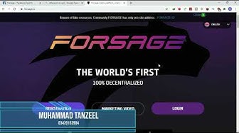 Video thumbnail for Forsage  || what is Forsage?  and how to earn from forsage?